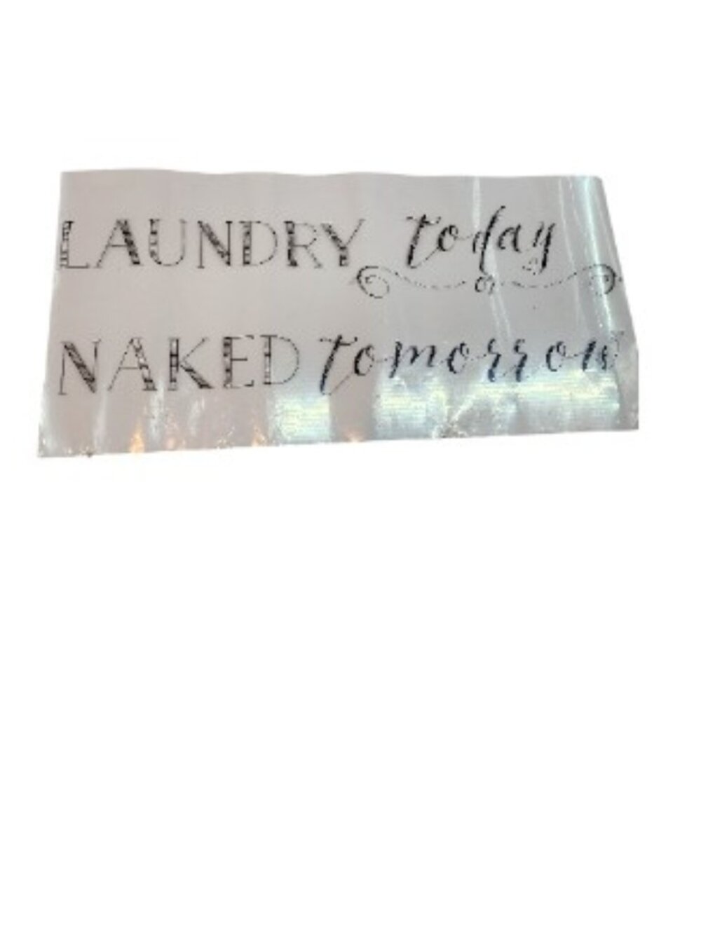 TriVink Laundry Room Vinyl Wall Decal/Transfer